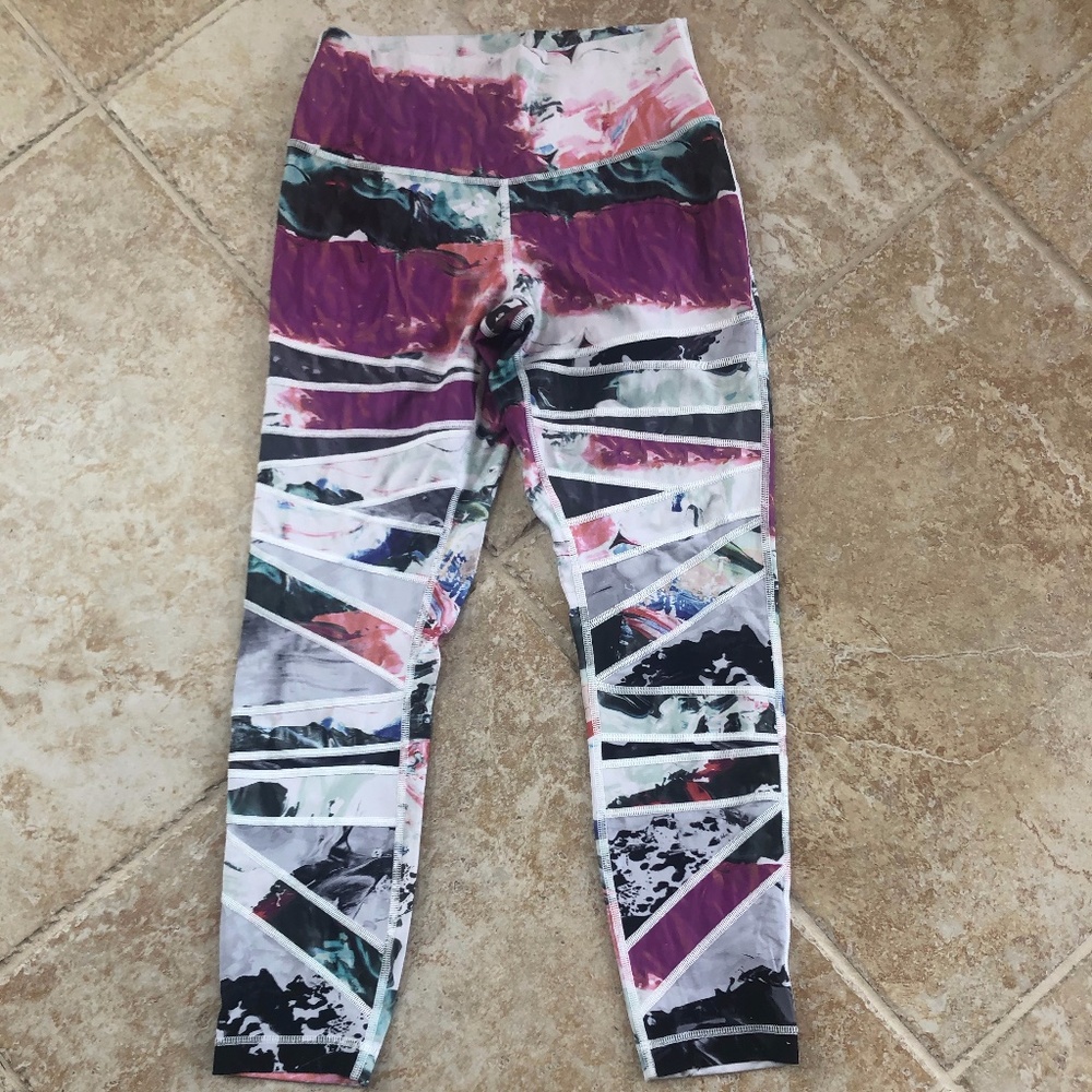 Lululemon High Times Luon 7/8 Pants Pigment Wave